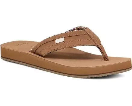 Сандалии Sanuk Ziggy ST Suede, цвет Dark Tan