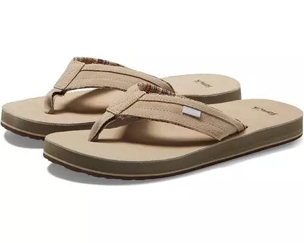 Сандалии Sanuk Ziggy ST Suede, цвет Tan
