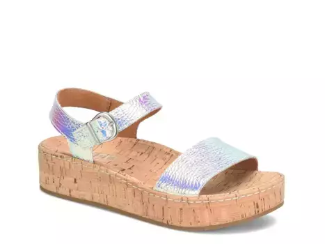 Сандалии Sari Wedge Sandal Born, серебряный/металлик