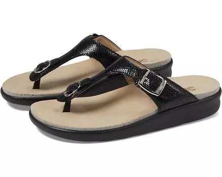 Сандалии SAS Sanibel Comfort Thong, цвет Black Snake