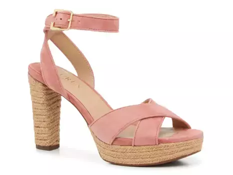 Сандалии Sasha Platform Sandal Lauren Ralph Lauren, розовый
