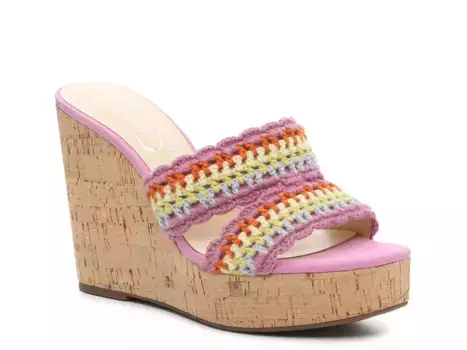 Сандалии Satela Wedge Jessica Simpson, Pink/Multicolor