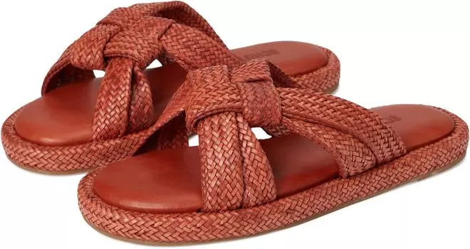 Сандалии Schutz Kali Flat, цвет Sunset Ochre