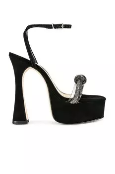 Сандалии Schutz Peaky Platform, цвет Transparente & Black