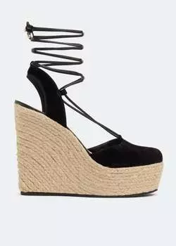 Сандалии SCHUTZ Platform wedge sandals, черный