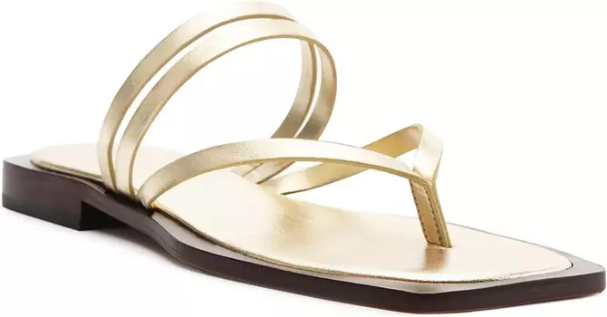 Сандалии Schutz Rania Flat, цвет Platina