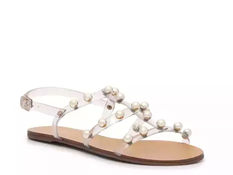 Сандалии Schutz Yarin, прозрачный/серебристый