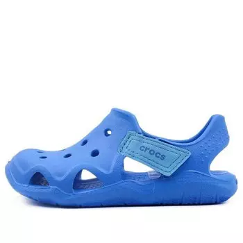 Сандалии sea blue sandals Crocs, синий