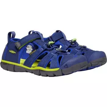 Сандалии Seacamp II CNX — для мальчиков KEEN, цвет Blue Depths/Chartreuse