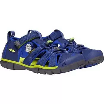 Сандалии Seacamp II CNX — для маленьких мальчиков KEEN, цвет Blue Depths/Chartreuse