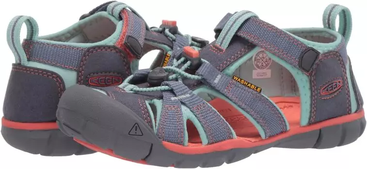 Сандалии Seacamp II CNX KEEN, цвет Flint Stone/Ocean Wave