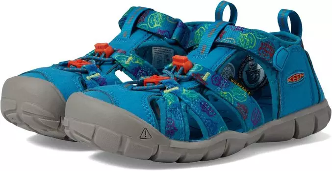 Сандалии Seacamp II CNX KEEN, цвет Smokey Bear/Fjord Blue