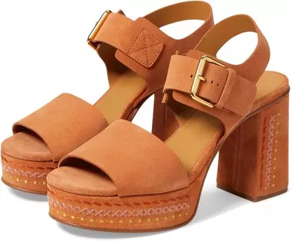 Сандалии See by Chloe Pheebe Platform, цвет Medium Orange