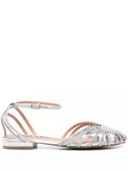 Сандалии Serabi на плоской подошве Bibi Lou, серебряный