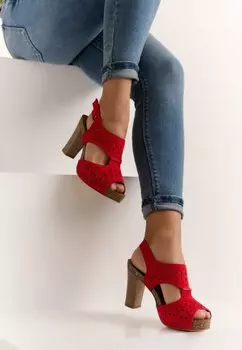 Сандалии Sergio Leone, красный