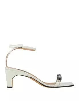 Сандалии Sergio Rossi, слоновая кость