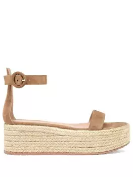 Сандалии Seville 50 мм Gianvito Rossi, коричневый