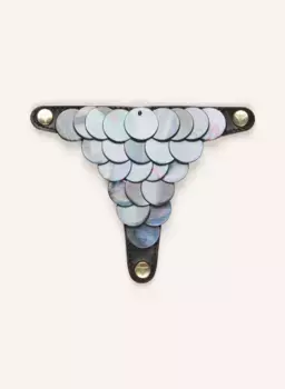 Сандалии shiny plate Hey Marly, черный