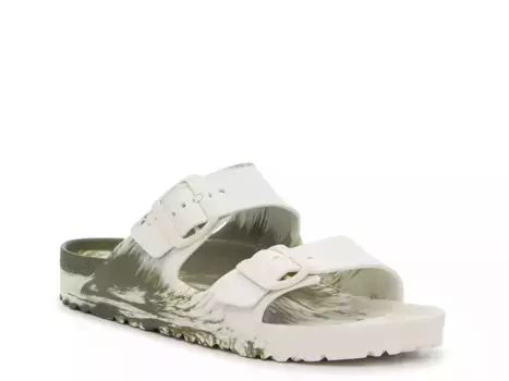 Сандалии-шлепанцы EVA Arizona Essentials - женские Birkenstock, Khaki Green/Eggshell White Brushstrokes