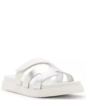 Сандалии-шлепанцы J-Mayven для девочек Steve Madden (молодёжь), белый