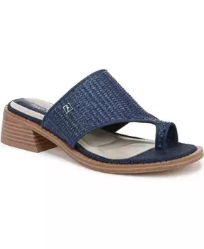 Сандалии Sia Block Heel Slide Dress на платформе Franco Sarto, синий