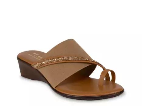 Сандалии Sianni Wedge Sandal Italian Shoemakers, цвет tan