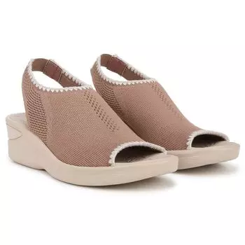 Сандалии Sicily на танкетке Bzees, коричневый