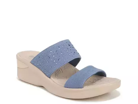 Сандалии Sienna Bright Wedge Sandal Bzees, синий