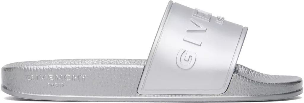 Сандалии Silver Slide Flat Givenchy