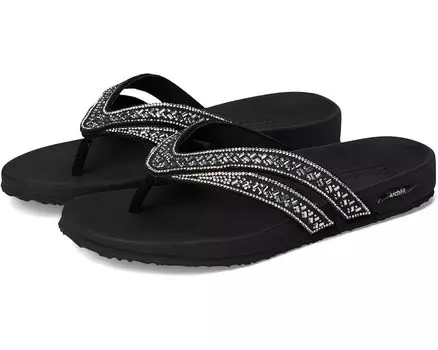 Сандалии SKECHERS Arch Fit Meditation - True Gem, цвет Black/Silver