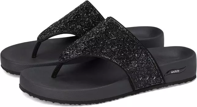 Сандалии SKECHERS Arch Fit Vinyasa - Glam Time, цвет Black/Black