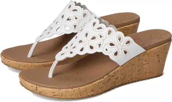 Сандалии SKECHERS Beverlee - Summer Spirit, белый