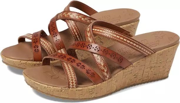 Сандалии SKECHERS Beverlee - Tiger Posse, цвет Luggage