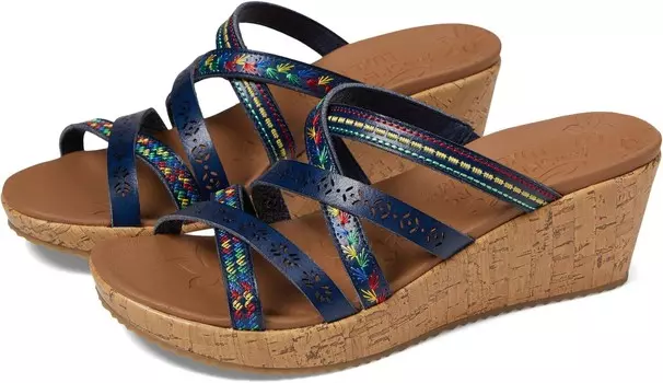 Сандалии SKECHERS Beverlee - Tiger Posse, цвет Navy Multi