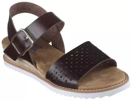 Сандалии Skechers "DESERT KISS-SUNNY FLAIR Vegan", летняя обувь, сандалии, сандалии с ремешками, с пеной с эффектом памяти, коричневый