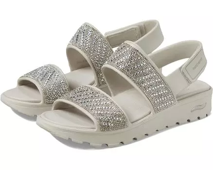 Сандалии SKECHERS Foamies Arch Fit Footsteps with Rhinestone, цвет Natural