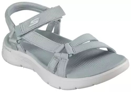 Сандалии Skechers "GO WALK FLEX SANDAL-SUBLIME-X", летняя обувь, сандалии, обувь на липучке, со стелькой Goga Mat, зеленый