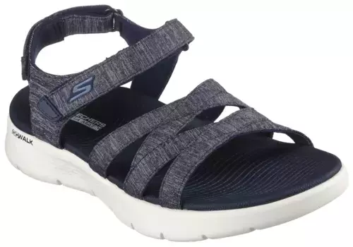 Сандалии Skechers "GO WALK FLEX SANDAL-SUNSHINE", летняя обувь, сандалии, обувь на липучке, с практичной застежкой-липучкой, синий