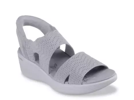 Сандалии Skechers Hands Free Slip-Ins Pier-Lite, серые