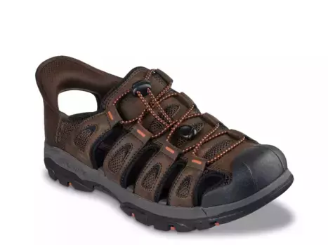 Сандалии Skechers Hands Free Slip-Ins Relaxed Fit Tresmen Norvick, шоколадно-коричневый