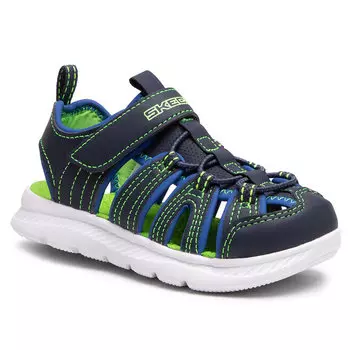 Сандалии Skechers Heat Blast 400041L/NVLM Navy/Lime, темно-синий