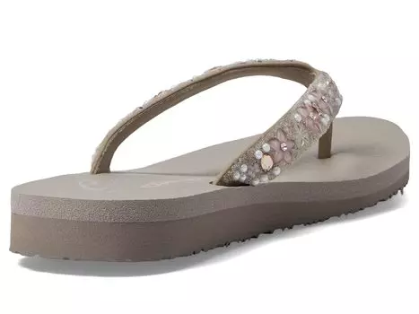Сандалии SKECHERS Meditation - Dancing Daisy, серо-коричневый