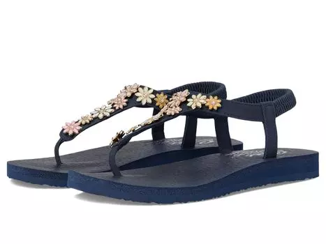Сандалии SKECHERS Meditation - Happy Daisies, цвет Navy/Multi
