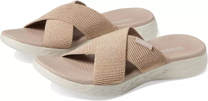 Сандалии SKECHERS Performance On-The-Go 600 - Glistening, цвет Rose Gold