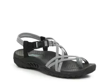 Сандалии Skechers Reggae Irie Mon, черные/белые