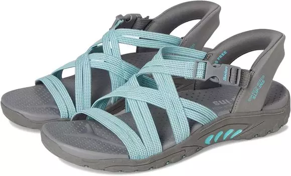 Сандалии SKECHERS Reggae - Morning Light, цвет Gray/Aqua