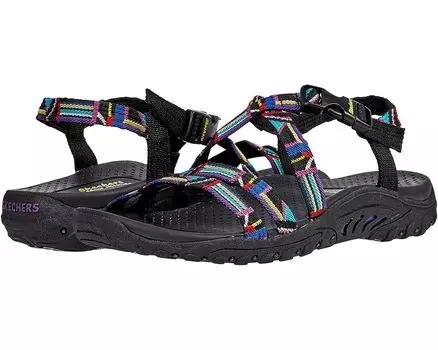 Сандалии SKECHERS Reggae - Native Vibez, черный мульти