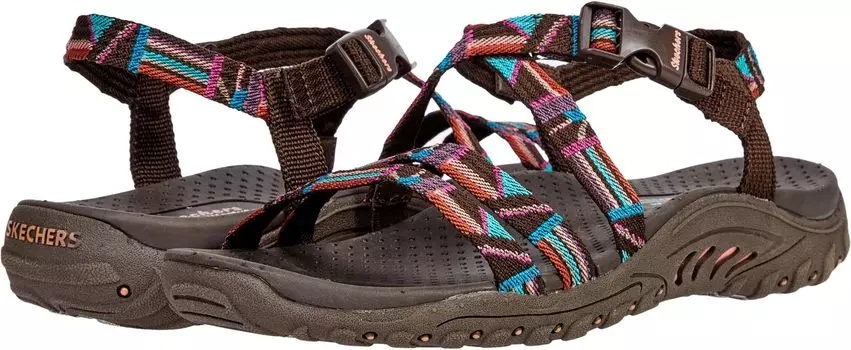 Сандалии SKECHERS Reggae - Native Vibez, цвет Chocolate Multi
