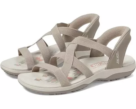Сандалии SKECHERS Reggae Slim - Stretch Flex Hands Free Slip-Ins, цвет Taupe