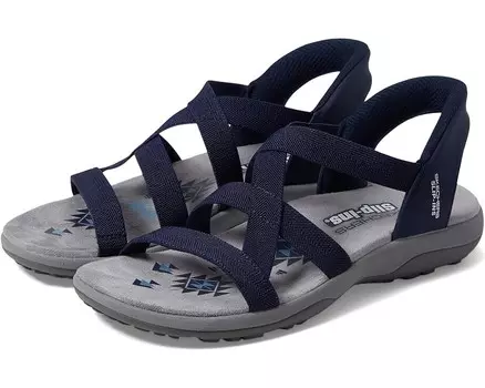 Сандалии SKECHERS Reggae Slim - Stretch Flex Hands Free Slip-Ins, темно-синий